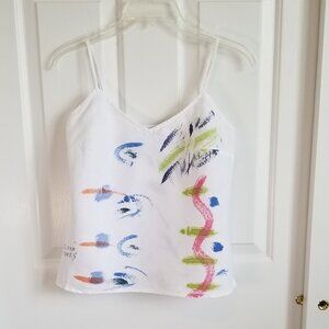 Sloop Jones hand painted wearable art tank top